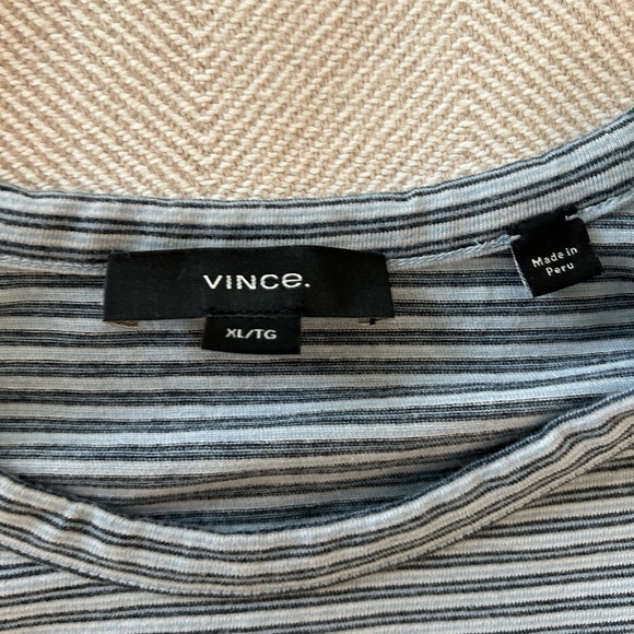 Vince blue striped tshirt - Picture 4 of 6